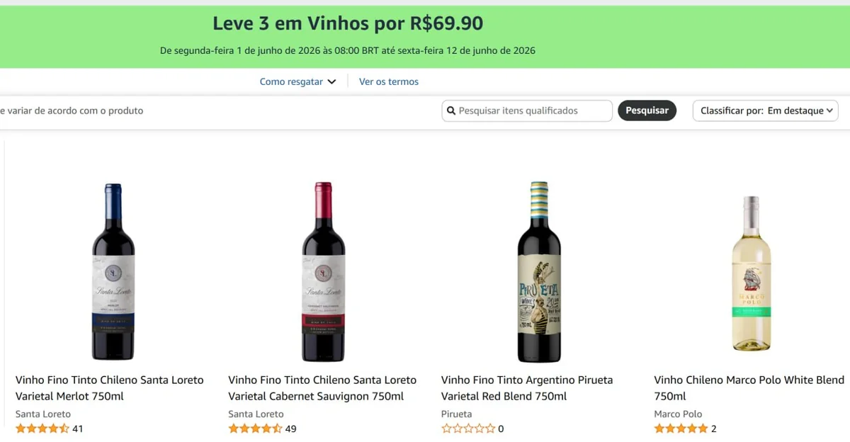 🔥 Oferta Especial de Vinhos na Amazon!