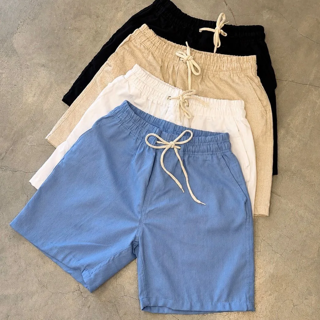 Kit 4 Short Linho Mauricinho