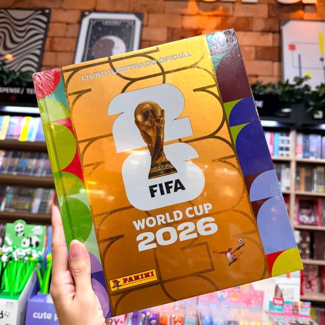 Álbum Capa Dura Ouro Fifa World Cup 2026