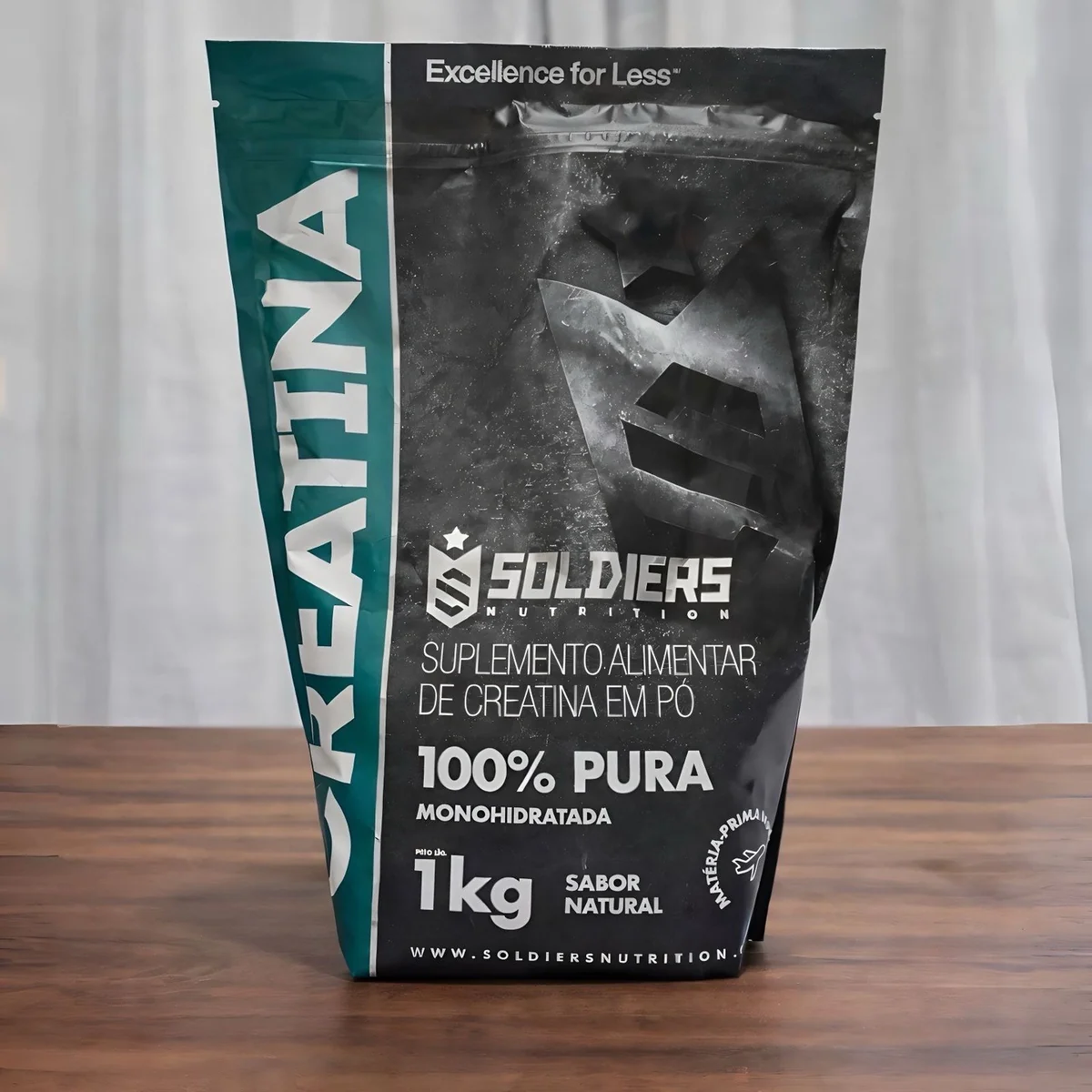 Creatina 1kg Monohidratada 100% Pura Soldiers Nutrition