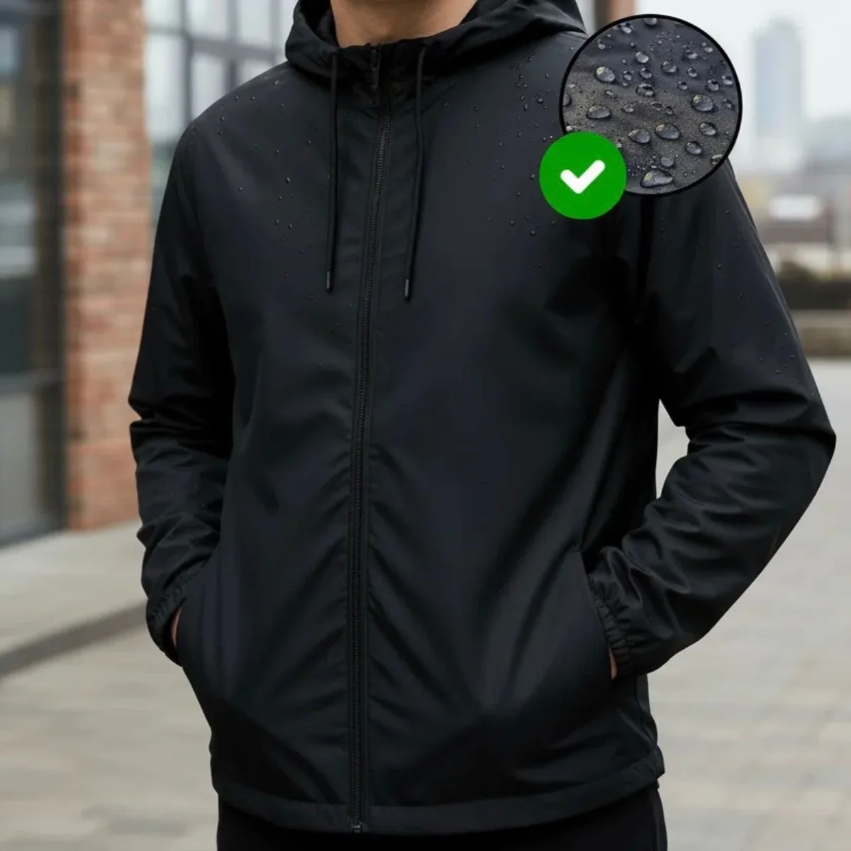 Jaqueta Corta Vento Masculina Impermeável