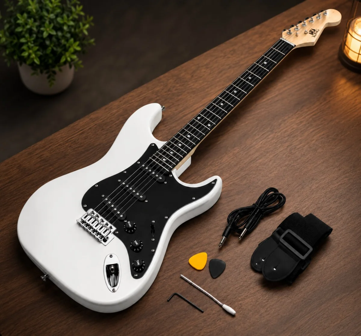 Guitarra Elétrica Konig St Stratocaster Brilhante 6c