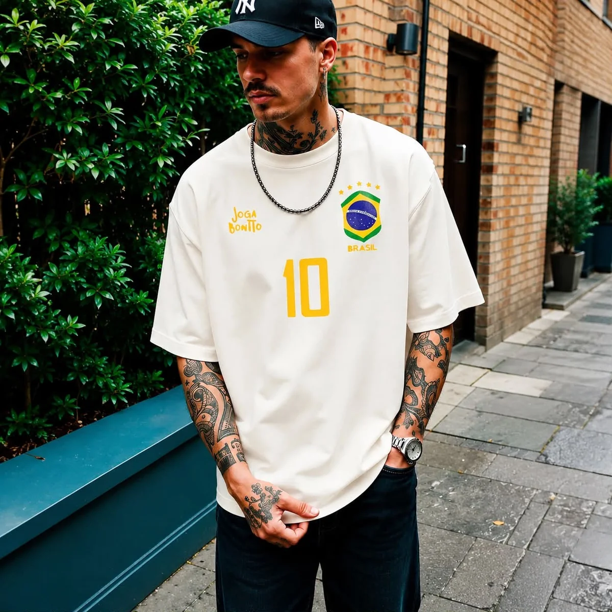 Camiseta Oversized Brasil (5 cores)
