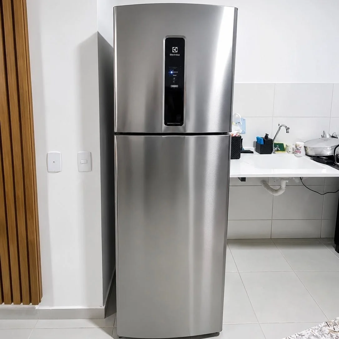 Geladeira Electrolux Frost Free Inverter 410l Inox (if46s)