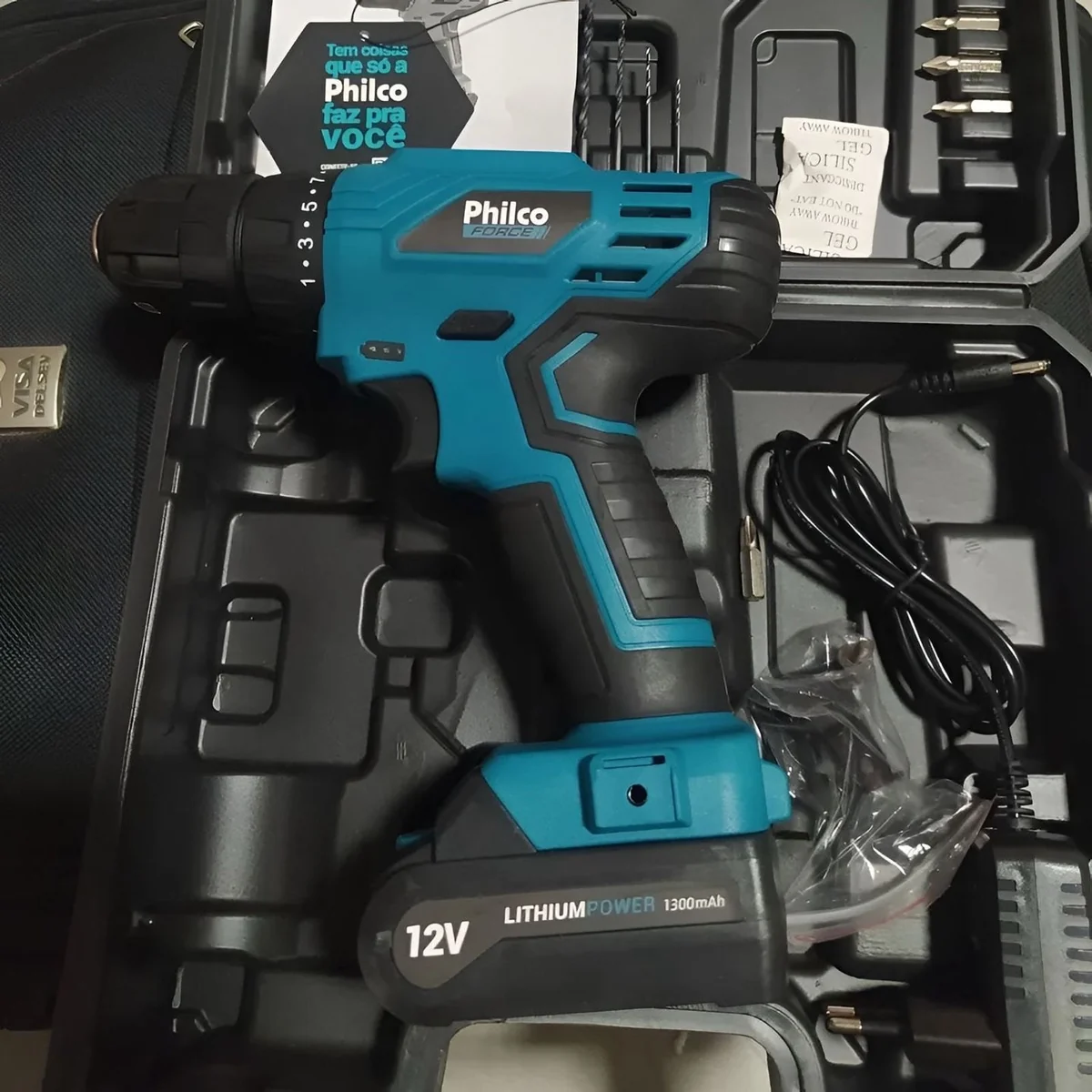 Parafusadeira e furadeira Force Philco