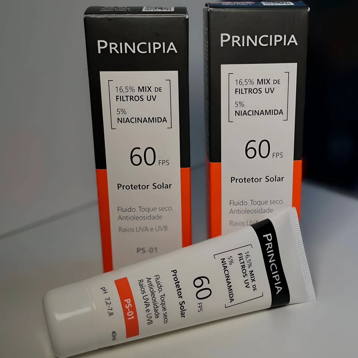 Principia Kit Protetor Solar Facial Ps-01 Fps60