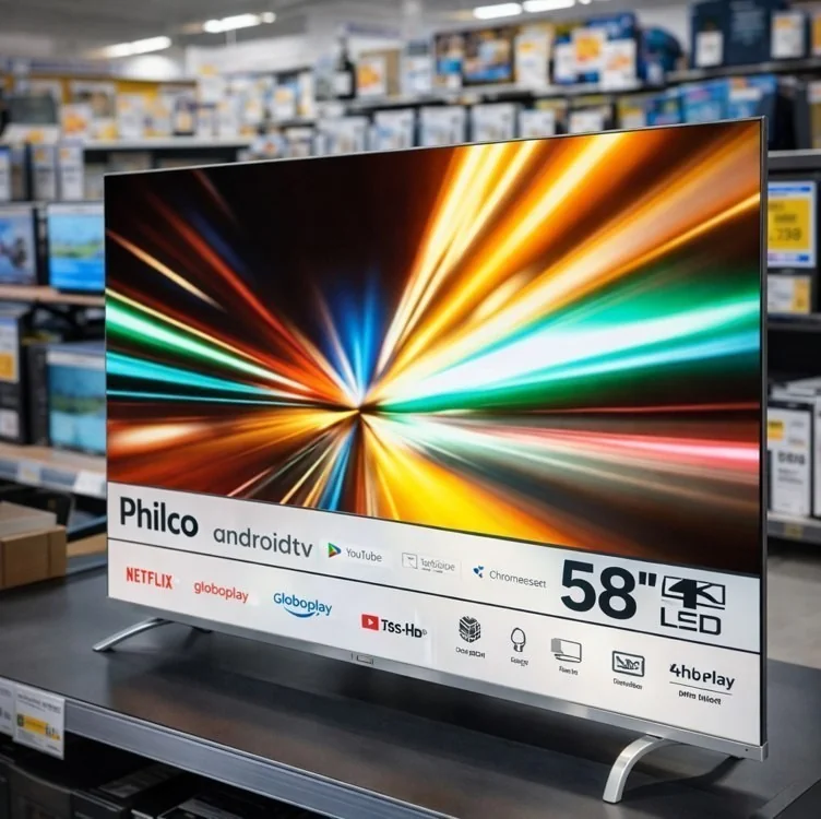 Smart Tv Philco 58 4k Uhd Led Roku Dolby Audio Wi-fi
