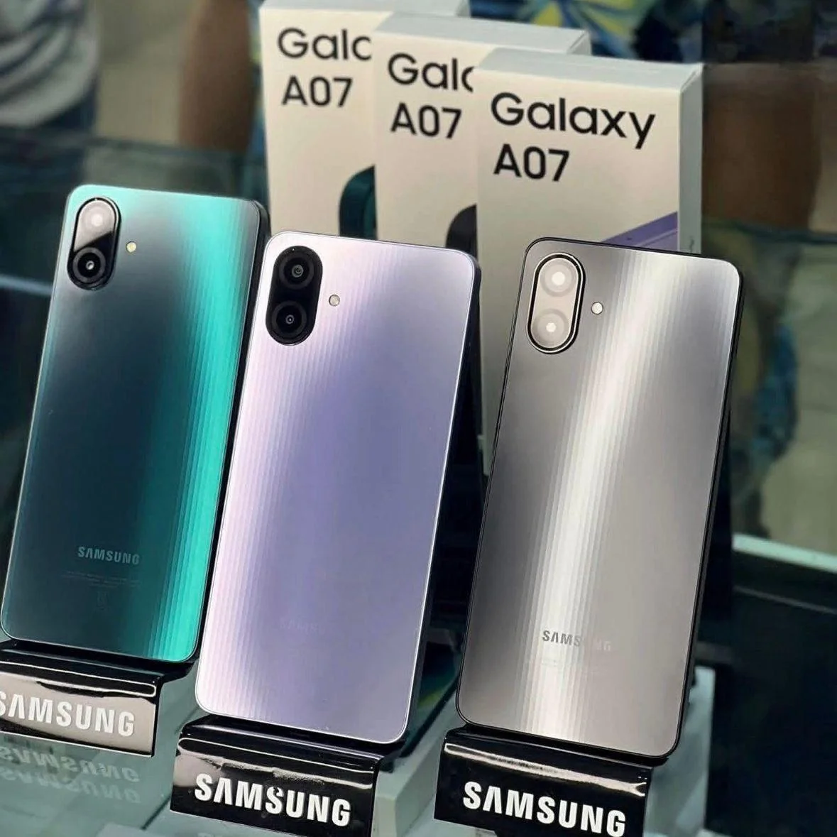 Celular Samsung Galaxy A07 128GB, 4GB, Câm. 50MP, Tela 6.7"- Preto