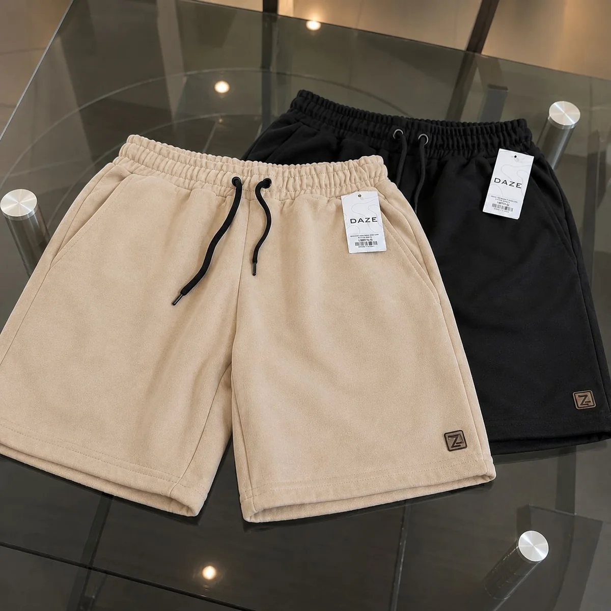 Kit 2 Bermuda Shorts Masculino Moletinho (4 cores)