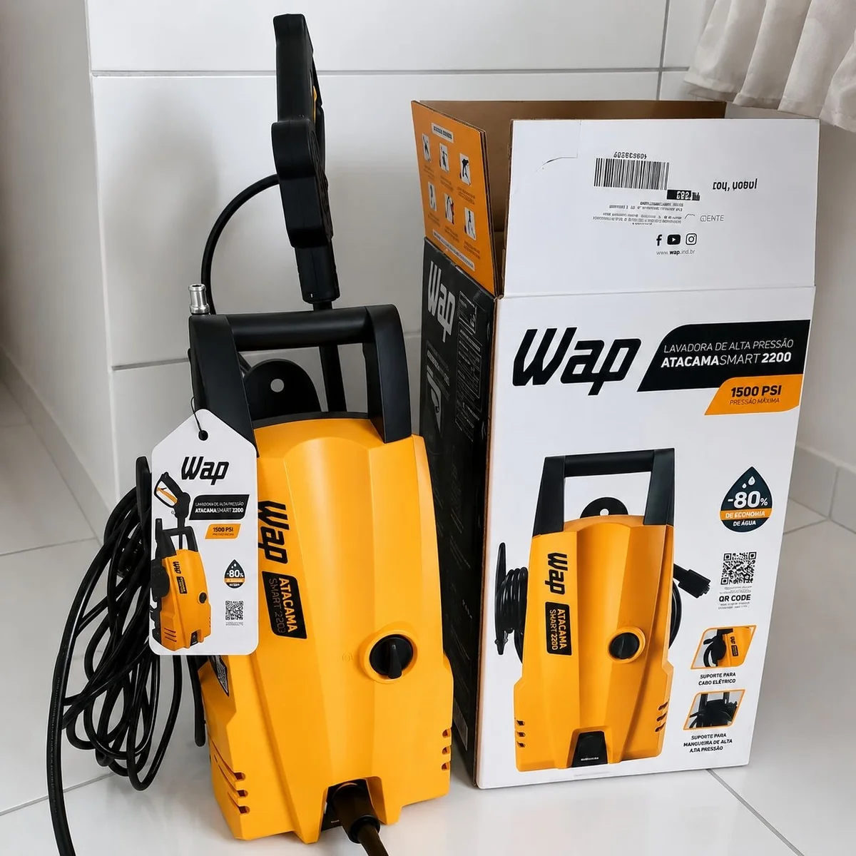 Desobstruidora De Alta Pressão Wap 1400w 1500psi 60hz