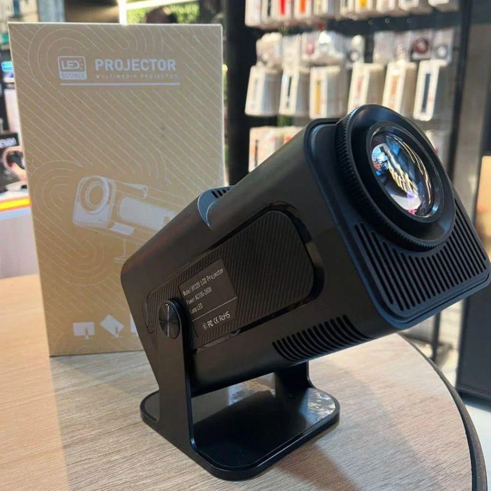 Projetor 4k Ultra Hd Hy320 Smart Wi-fi 6 Bluetooth Android Cor Preto 127/220v