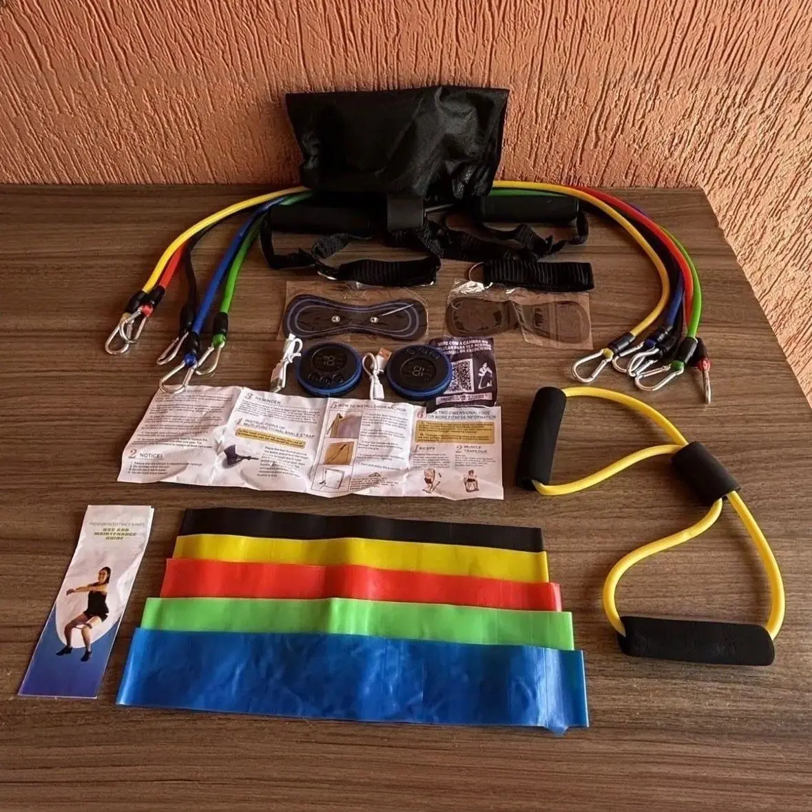 Kit 20 Itens Esportivos Para Treino Em Casa