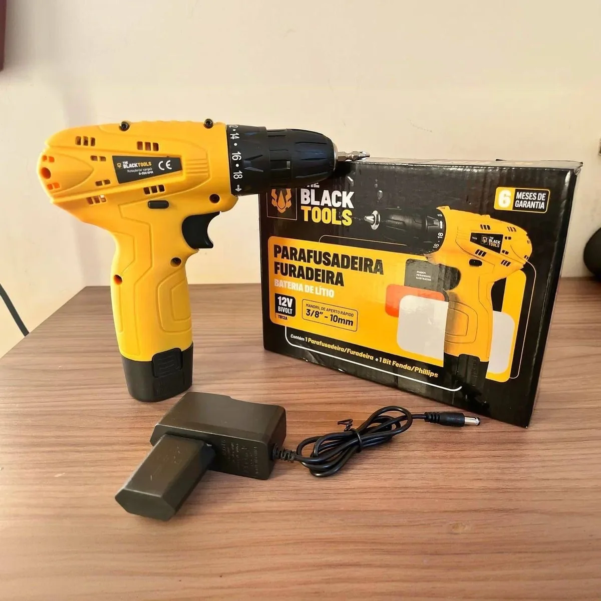 Parafusadeira Furadeira The Black Tools Tb12a