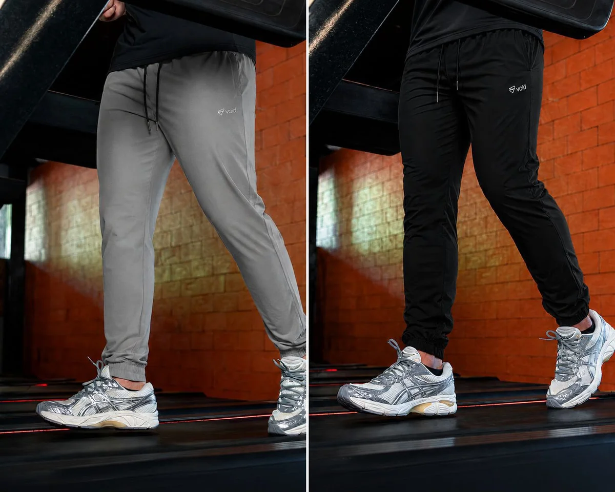 Kit 2 Calças Jogger Tactel com Elastano