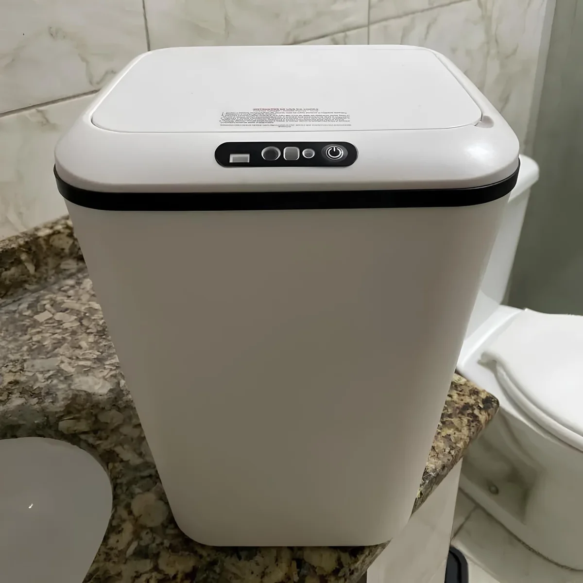Lixeira Automática Sensor Inteligente Recarregável Usb