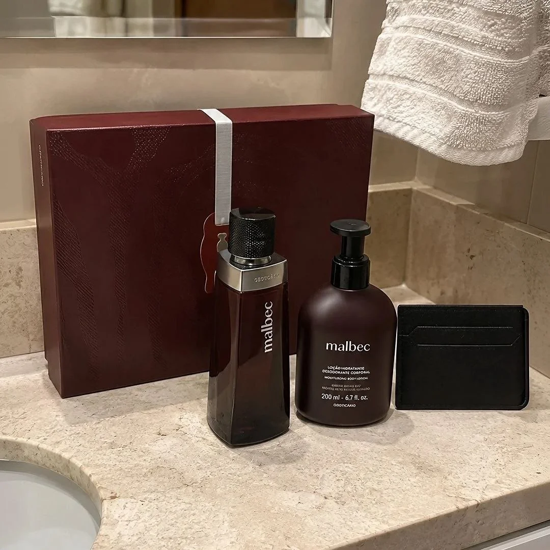 O Boticário Malbec Kit Presente 3 Itens
