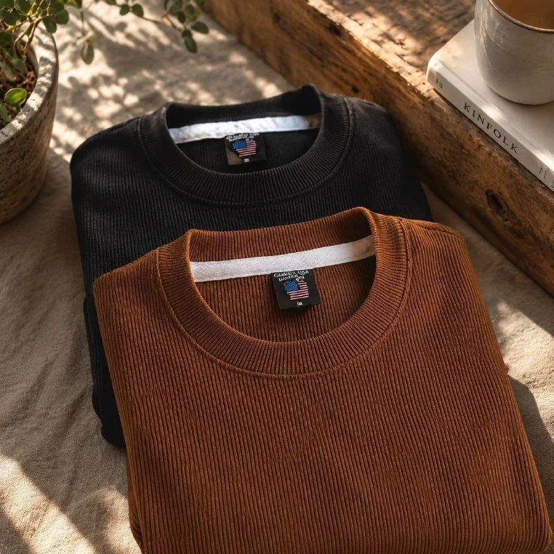 Kit 2 Camisetas Oversized Texturizado