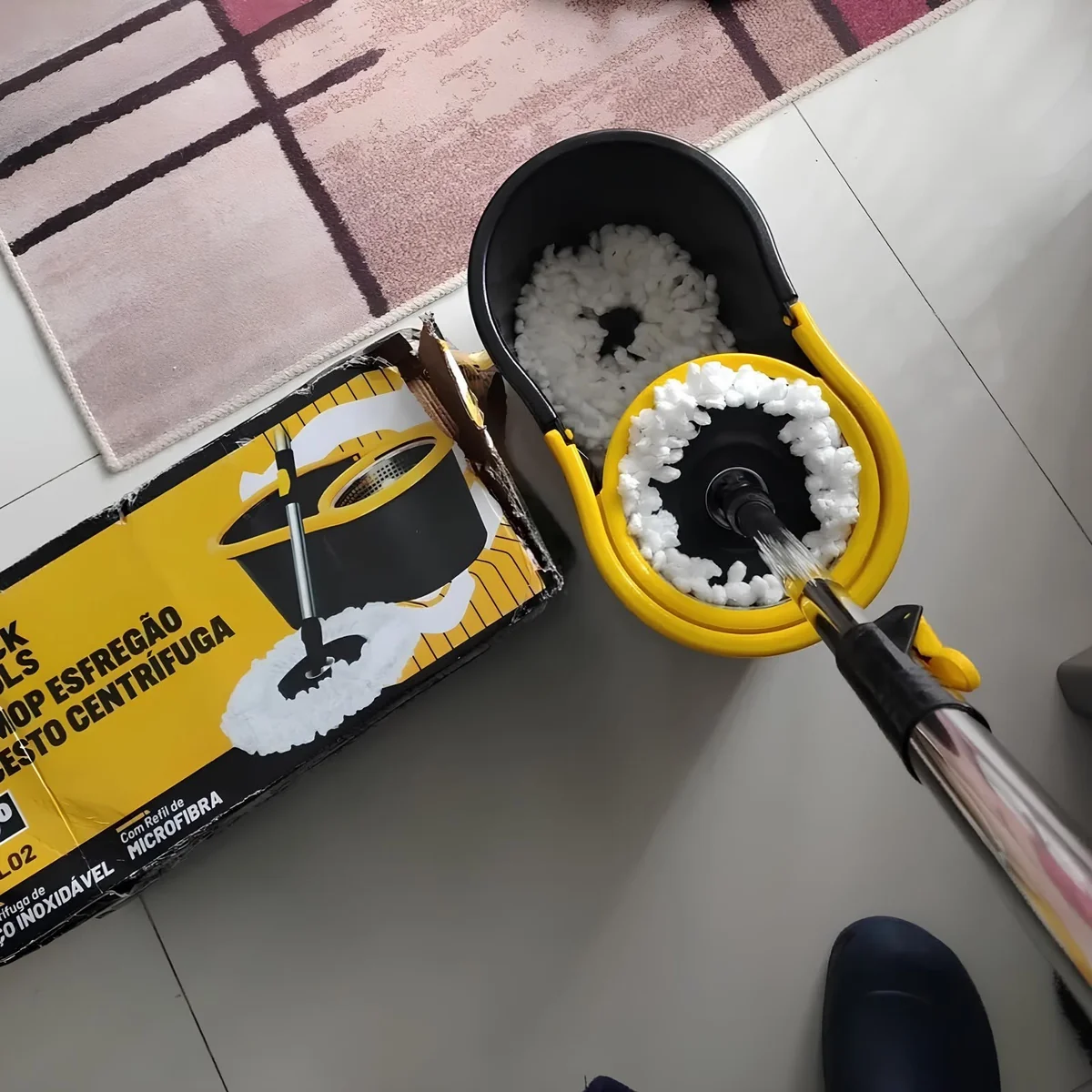 Mop Esfregão Giratório The Black Tools