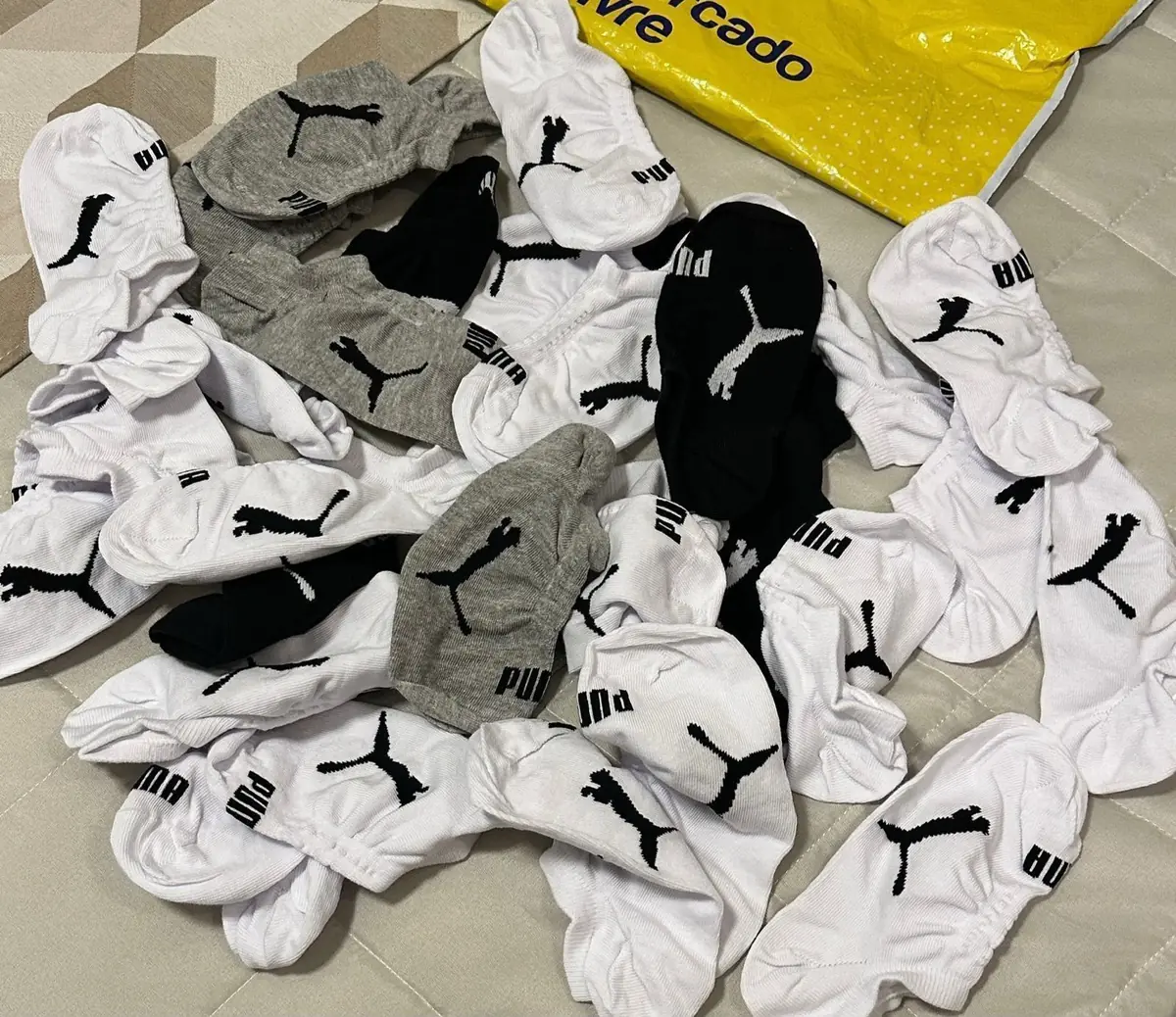 Kit 9 Pares Meias Puma Soquete Invisível
