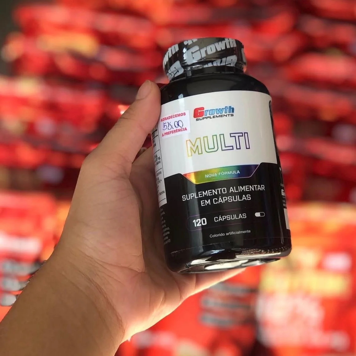 Multivitamínico 120 Cáps. Growth Supplements
