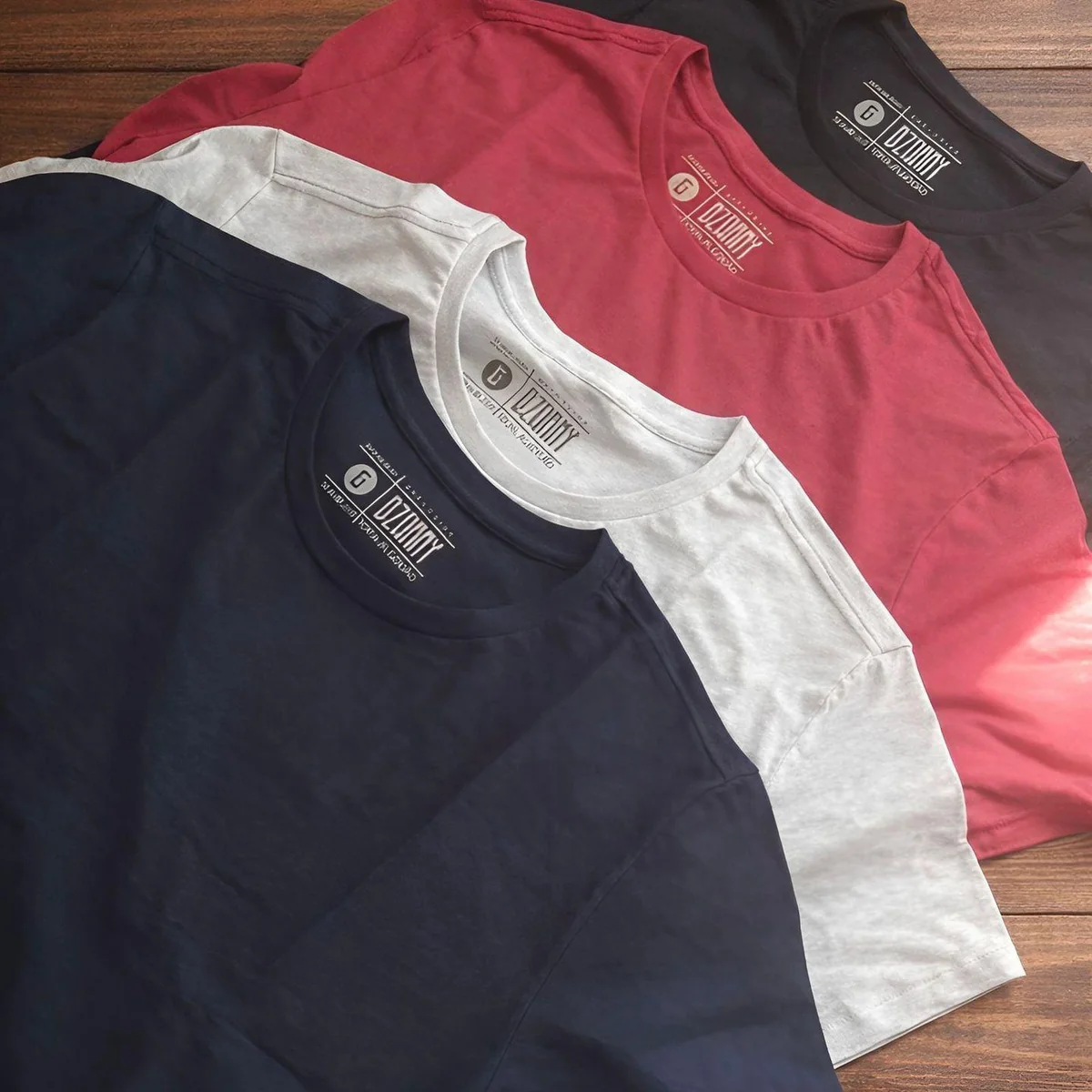 Kit Camiseta Masculina Basica Algodão 4 Unidades Premium Fit