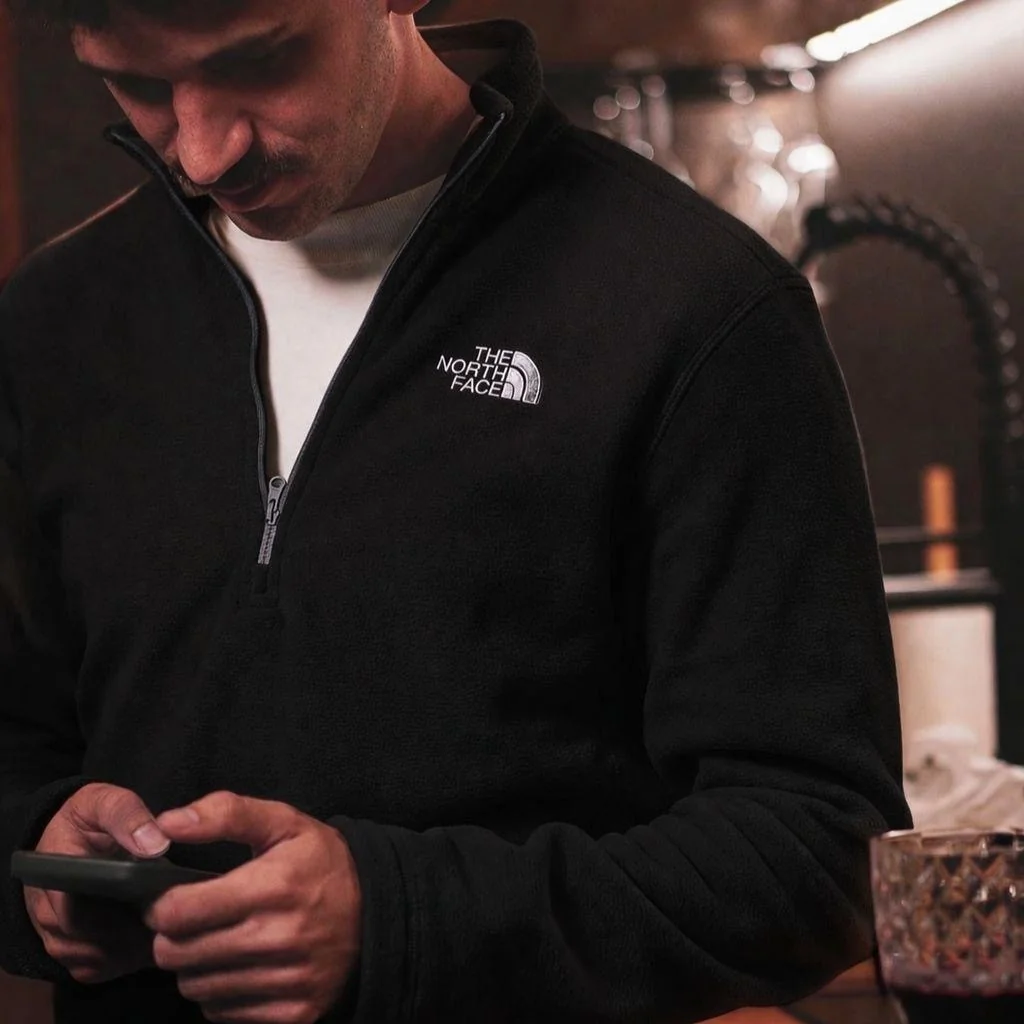 Fleece Masculino Glacier 1/4  The North Face