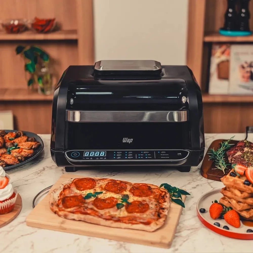 Air Fryer WAP 8 em 1 Barbecue Heat Digital 6,6L