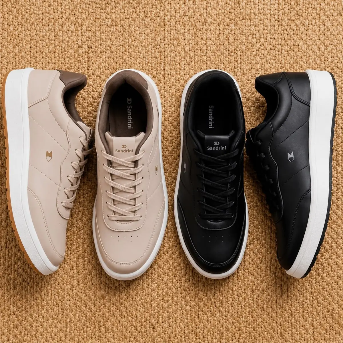 Sapatênis Casual Sandrini Ivory