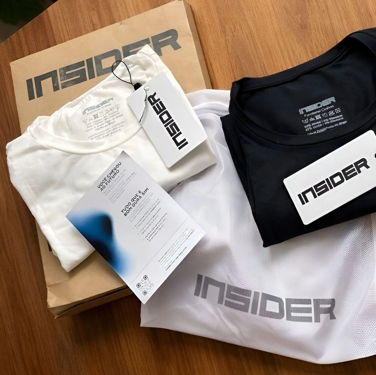 Kit 3 Camisetas  Light T-shirt Insider Preto G