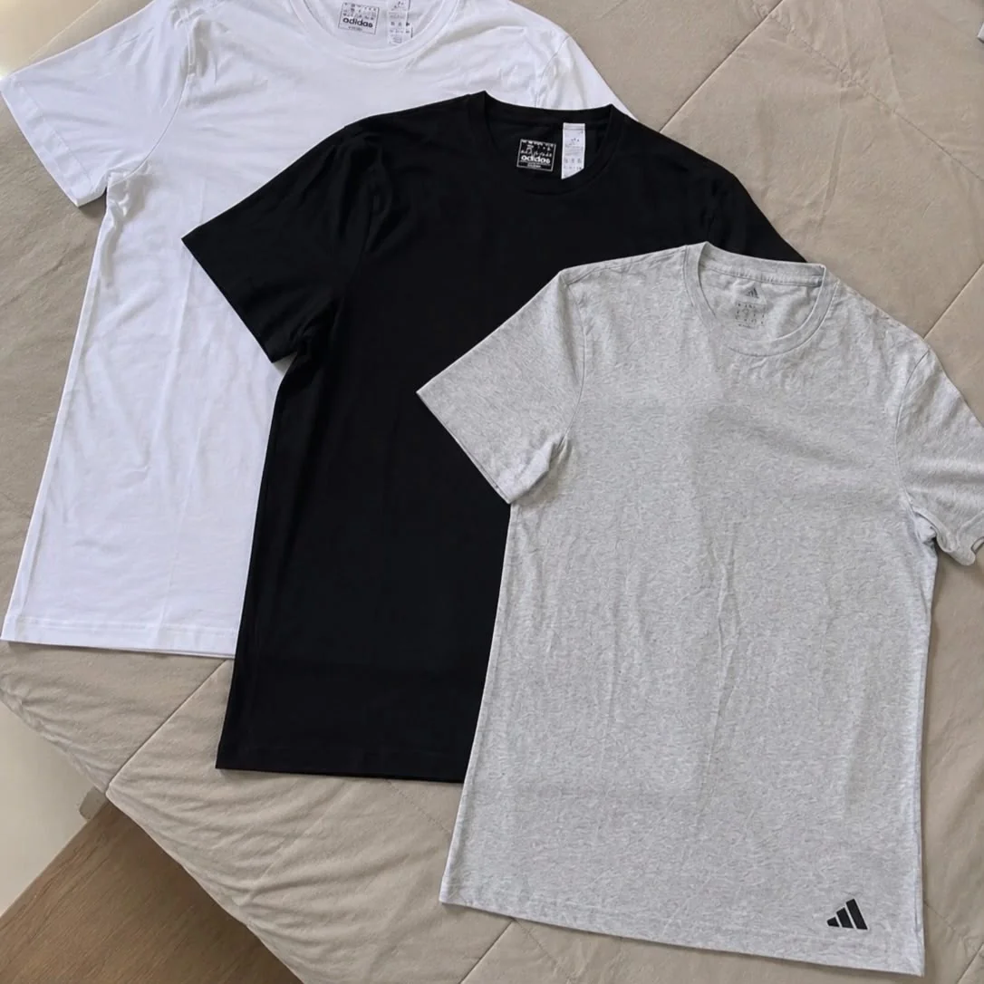 Kit 3 Camisetas Adidas Basicas