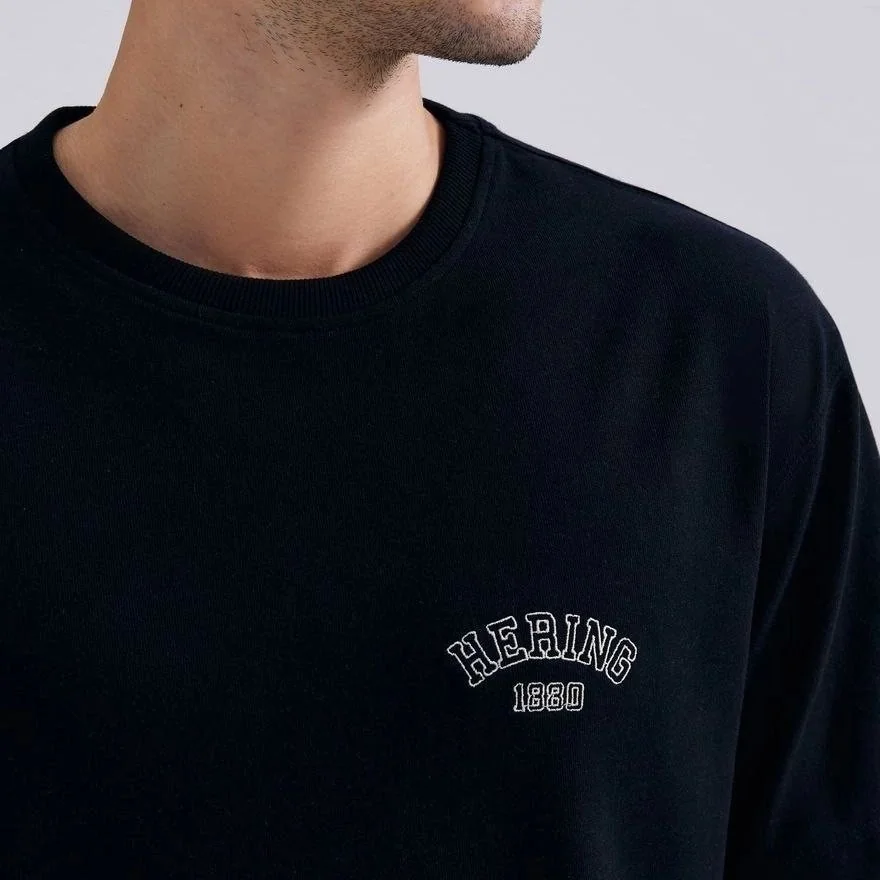 Camiseta Relaxed Hering Bordado