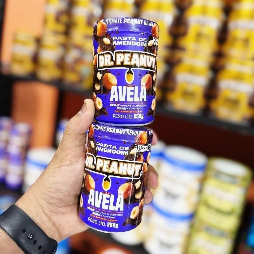 Dr. Peanut Pasta De Amendoim Avelã 250g - Com Whey Protein
