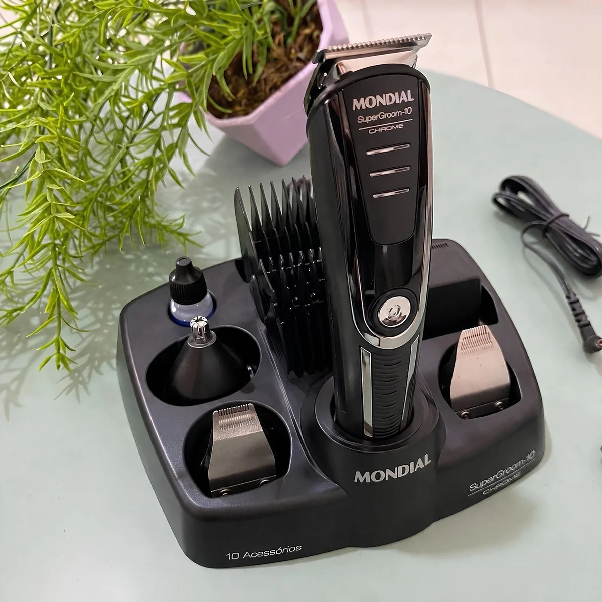 Aparador De Pelos Supergroom-10 Mondial Bivolt 127/220v