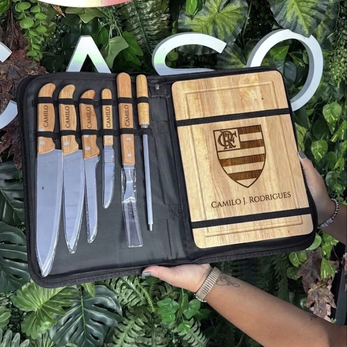 Kit Churrasco Personalizado 8 Peças