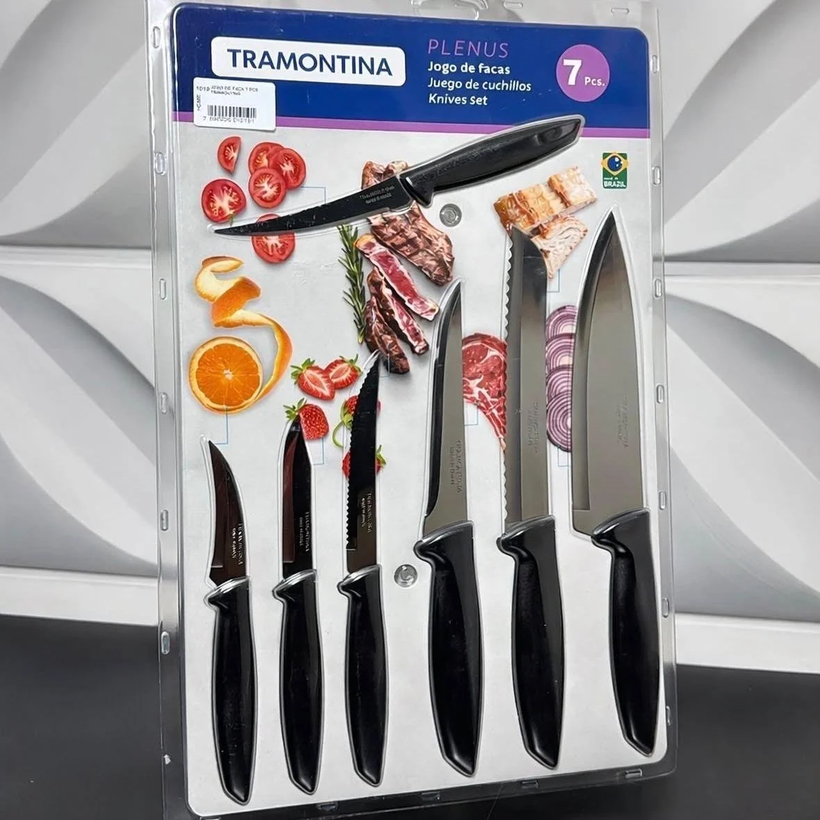 Jogo Facas Tramontina Aço Inox 7 Peças
