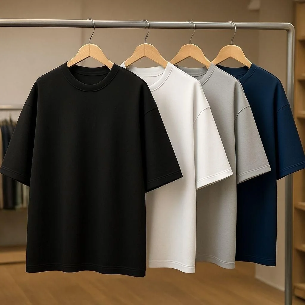 Kit 4 Camisas Camiseta Básica Lisa 100%