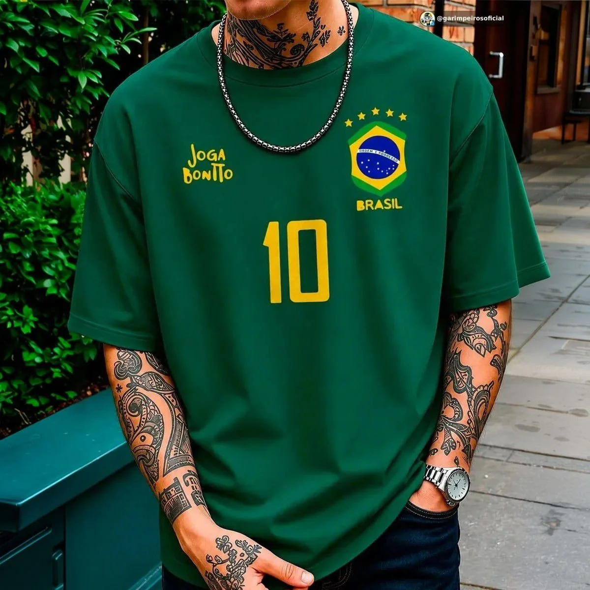 Camiseta Oversized Brasil