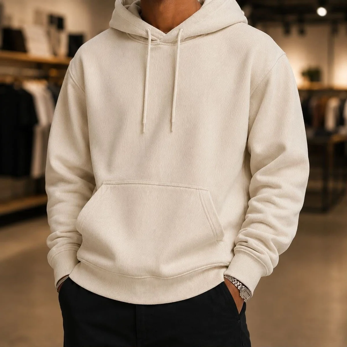 Moletom Quente Blusa De Frio Canguru Algodão