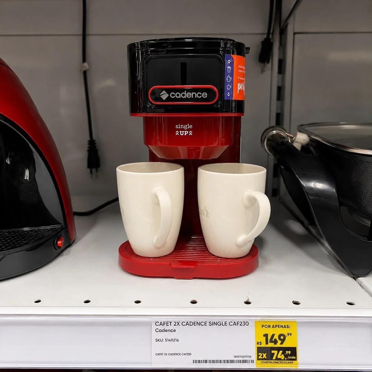 Cafeteira Cadence Single Up, 220V, CAF230