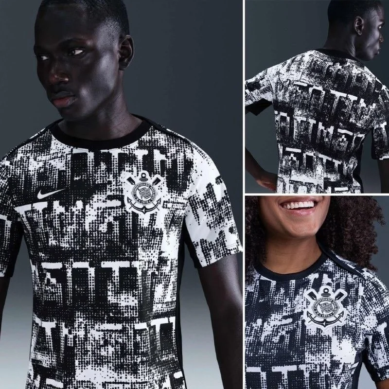 Camiseta Corinthians Nike 2026 Pré-Jogo