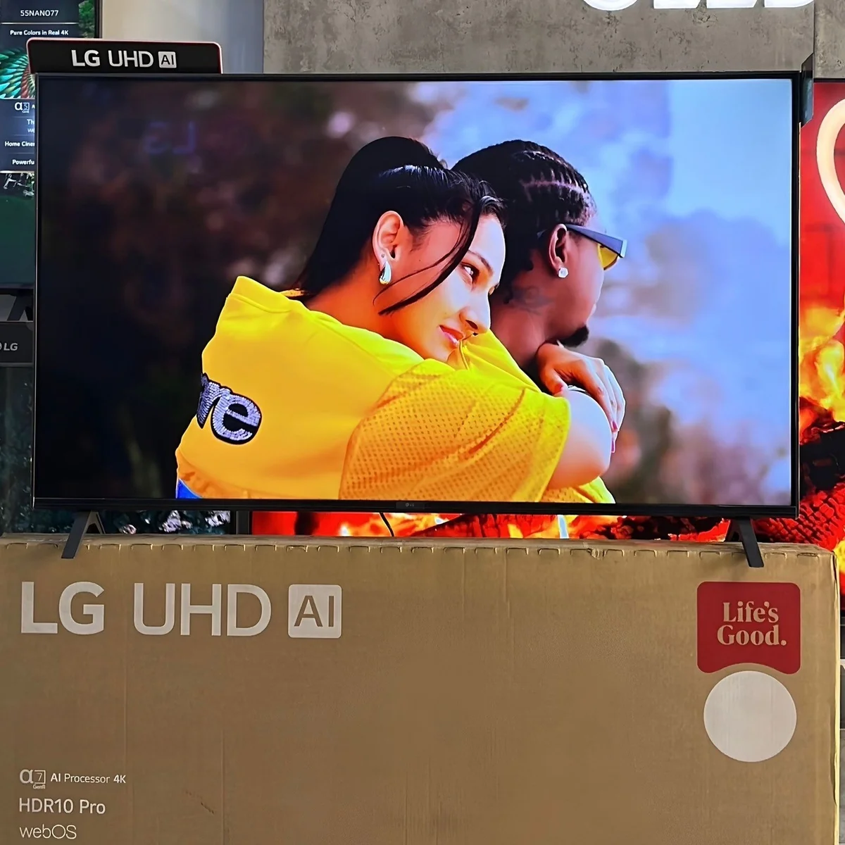 Smart TV 4K 43" LG UHD Processador a5 Ger6 AI Alexa