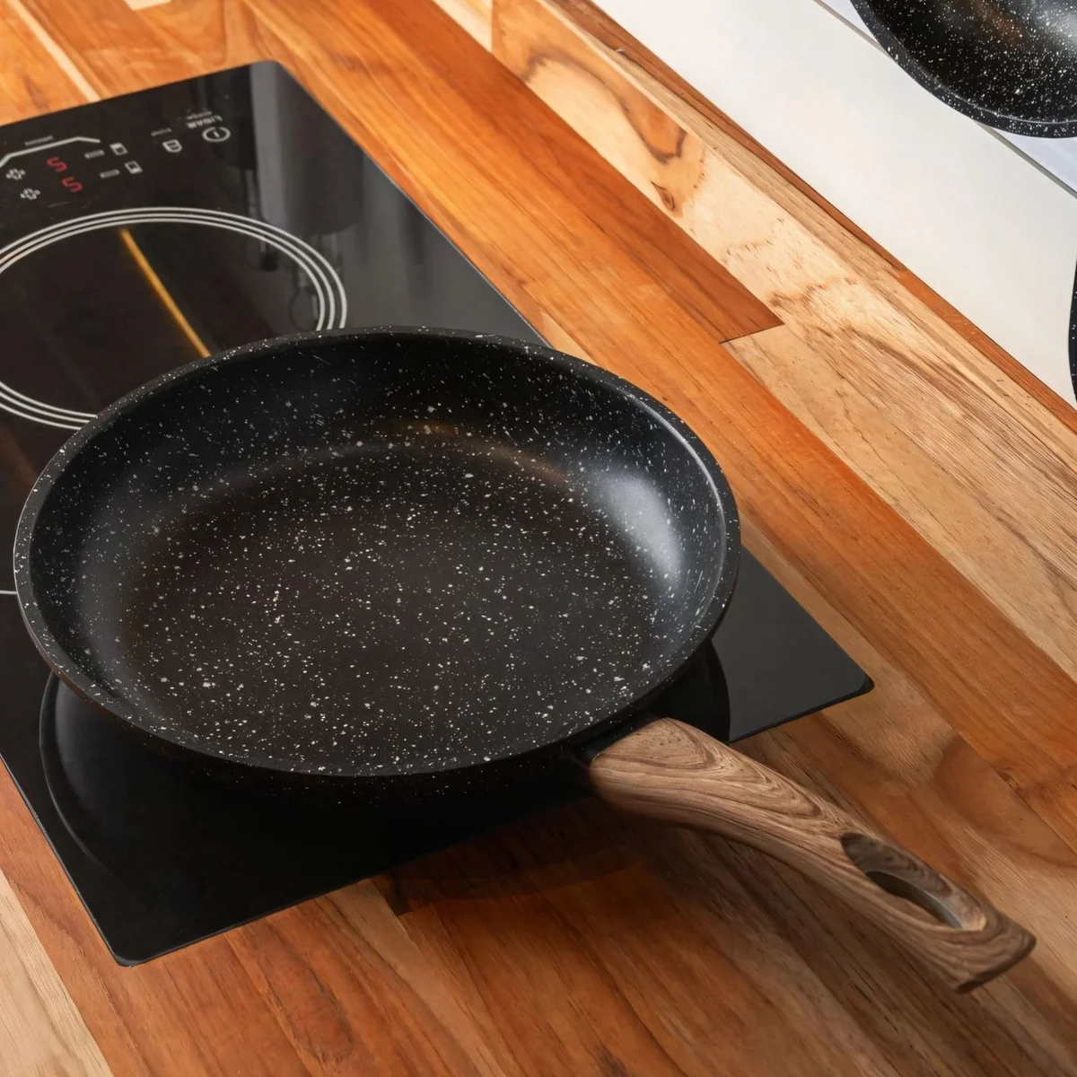 Panela Frigideira Cerâmica Antiaderente 20cm Granito (2 cores)