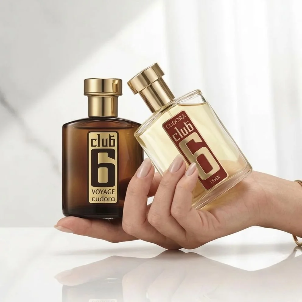Kit Eudora • Club 6 Voyage 95ml • ⁠Club 6 Fever Colônia 95ml