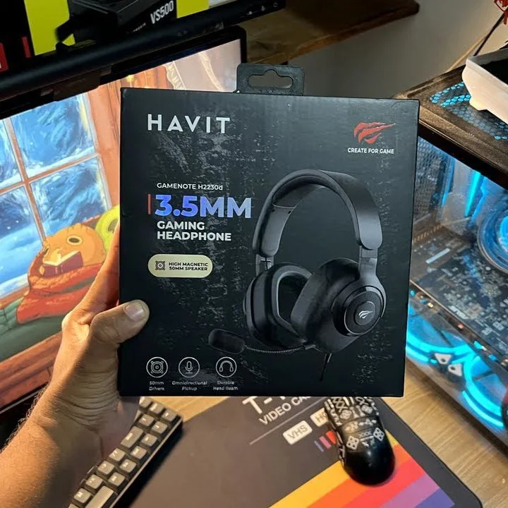 Fone Headset Gamer Havit H2230d Microfone Removível