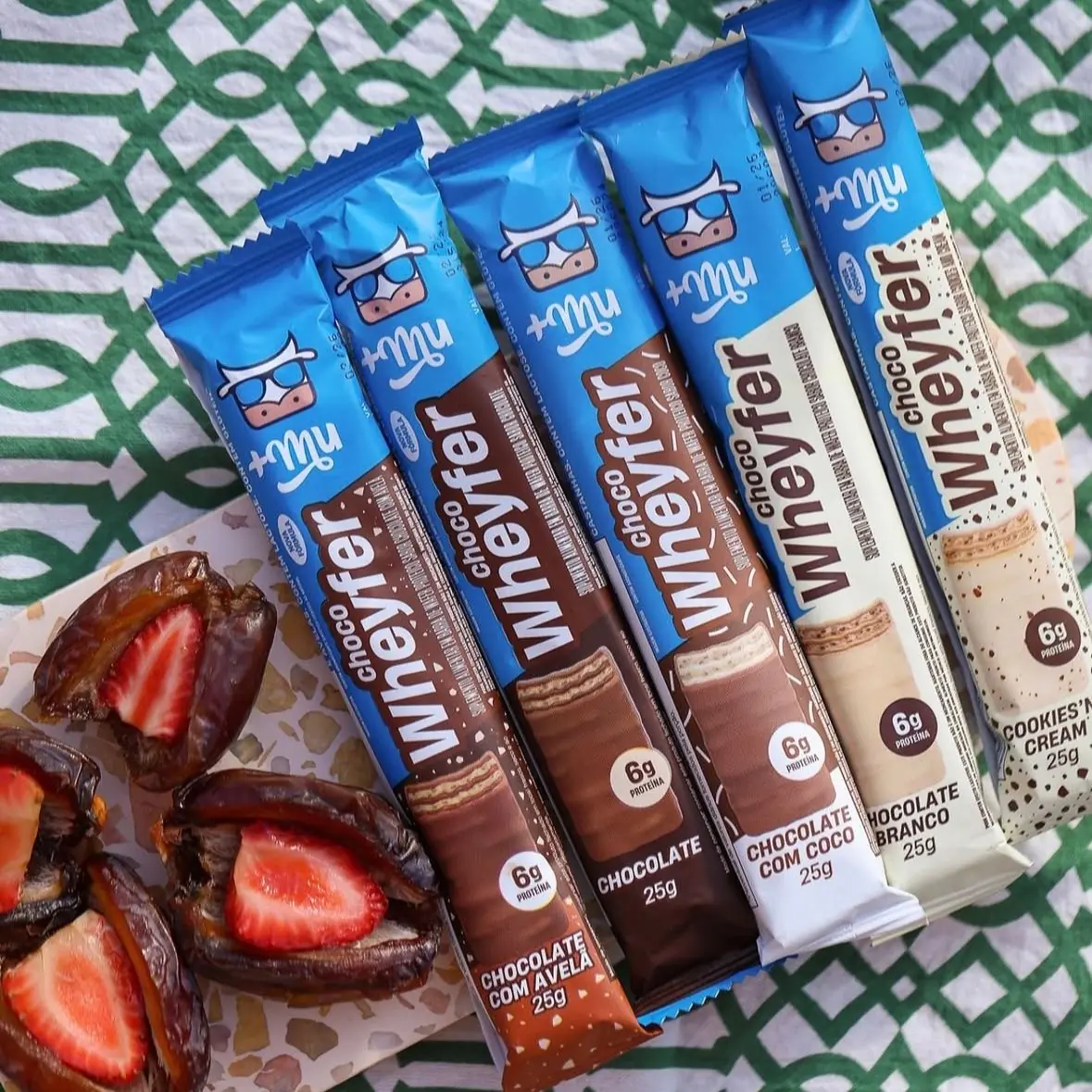 +mu Chocowheyfer Chocolate Branco 6g Proteína- Display 12 Un