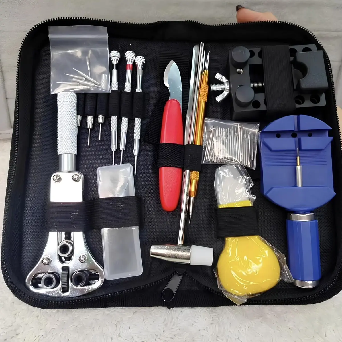 Kit Relojoeiro 147pcs Ferramentas Reparo Conserto Relógios