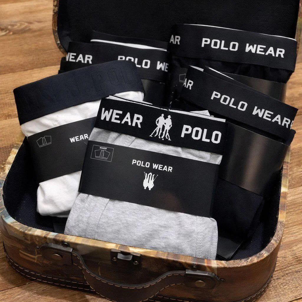 Kit 10 Cuecas Algodão Polo Wear