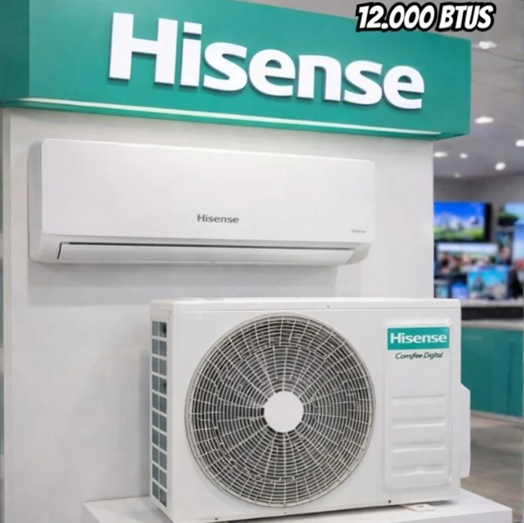 Ar Condicionado Inverter Hisense Hi Wall Eco Plus R-32 sem Wi-fi 12.000 Btus Frio 220v