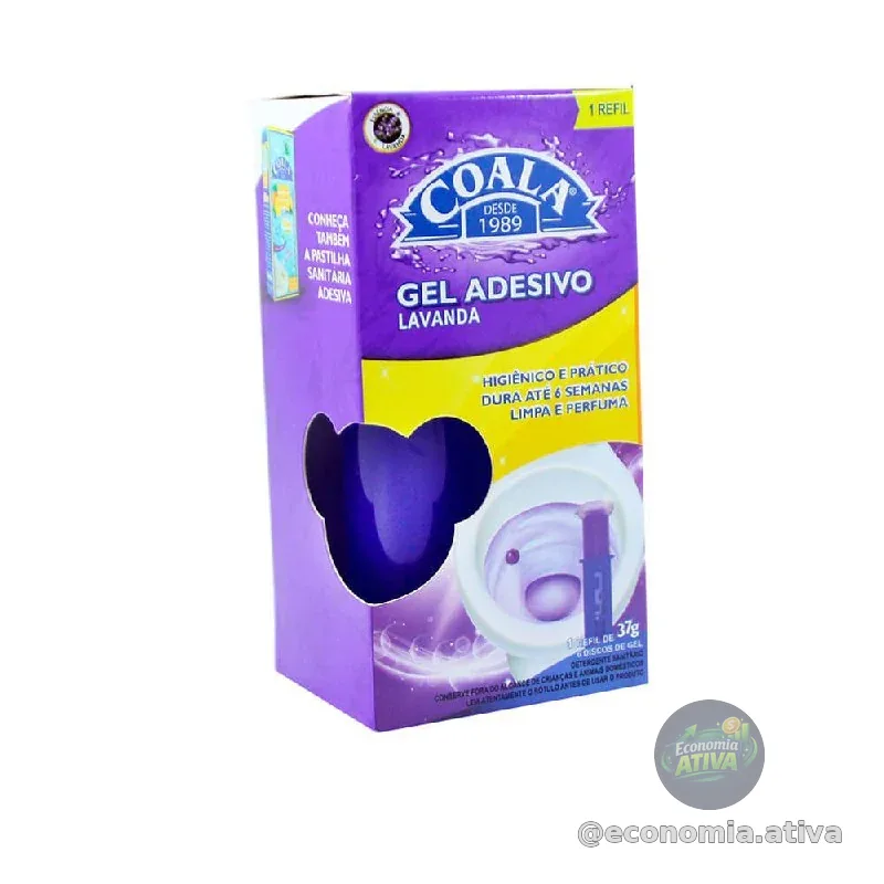Refil Coala Gel Adesivo Lavanda 37 g