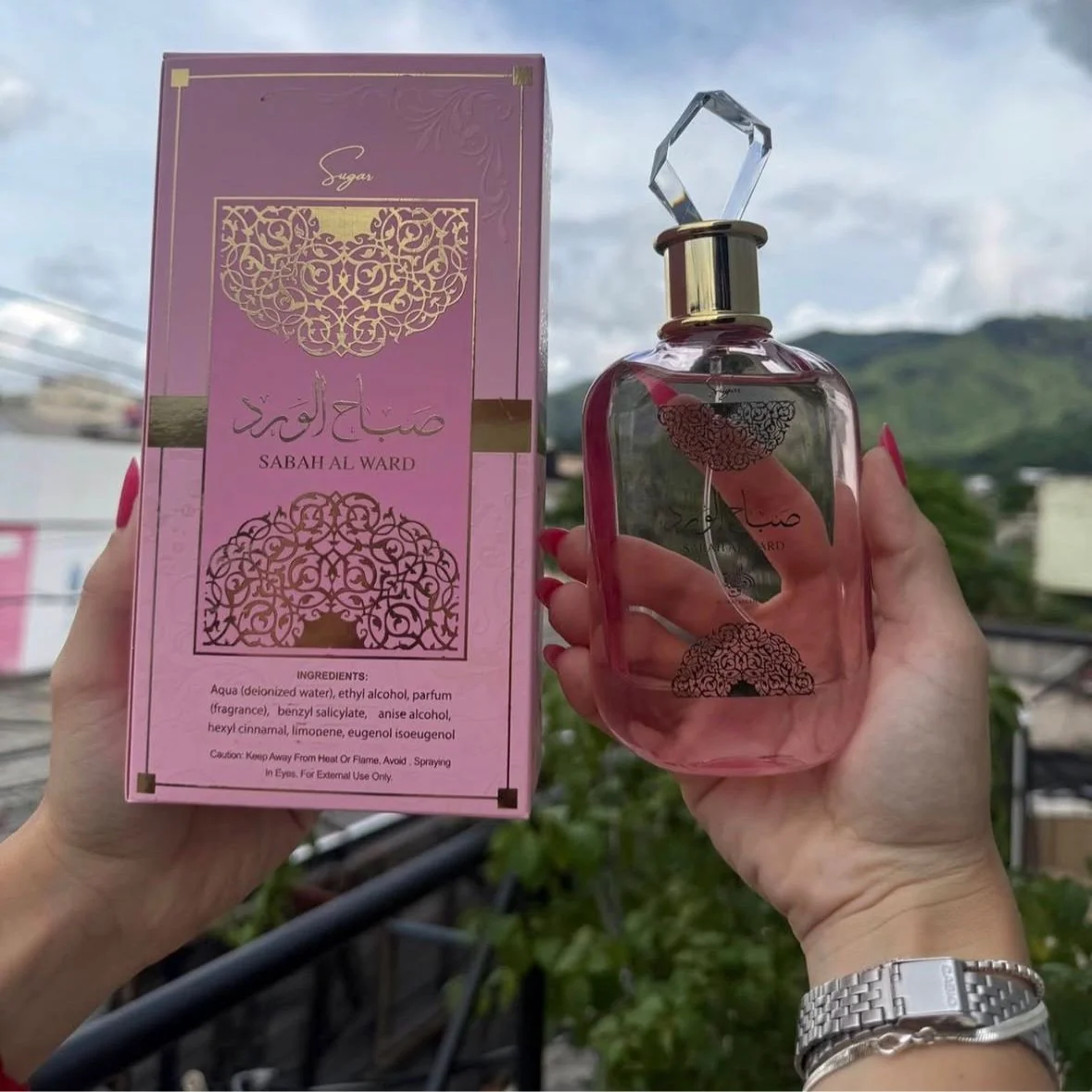 Perfume Árabe Sabah Al Ward Sugar 100ml